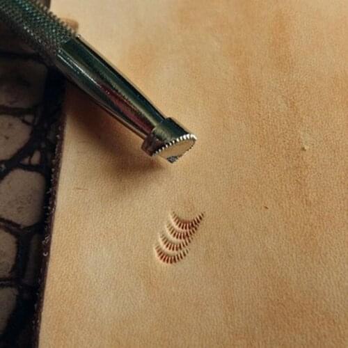 Alloy material vein pattern -Hand-work unique design carving punches stamp craft leather working tools