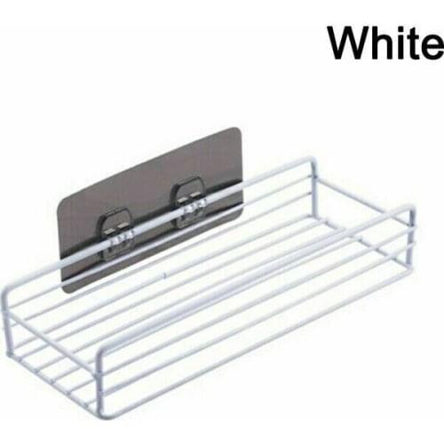 Bathroom Shower Caddy Kitchen Storage Stand Basket Holder Shelf For Storing Paper Towels Facial Cleansers Holder Iron