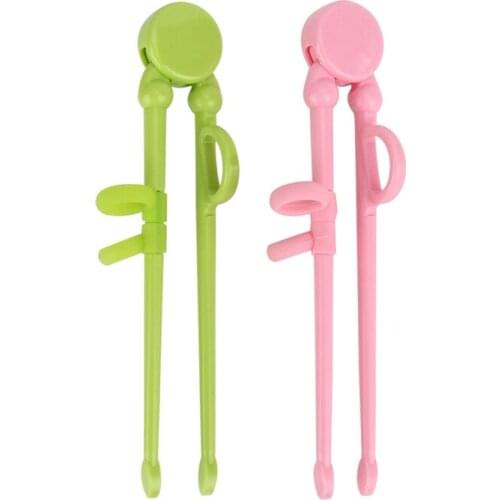 Hot Simple Style Kids Children Early Learning Training Solid Designed Chopsticks Baby Enlightenment Chopsticks