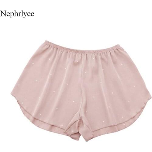 2021 Summer New Shorts Women Imitation Silk Shorts Female Sexy Safety Short Pants Casual Loose Sweet Shorts Soft Cool SHT185