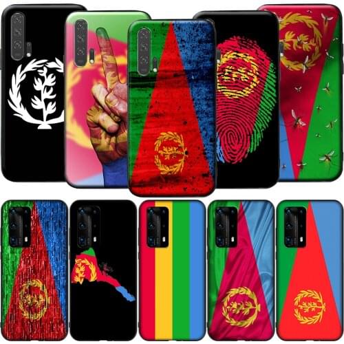 GX65 Eritrea Flag Silicone Case for Honor 6A 7A 3GB 7C 7X 8 8A 8X 8C 9 10 Lite View 20S 9A 10X Max Pro