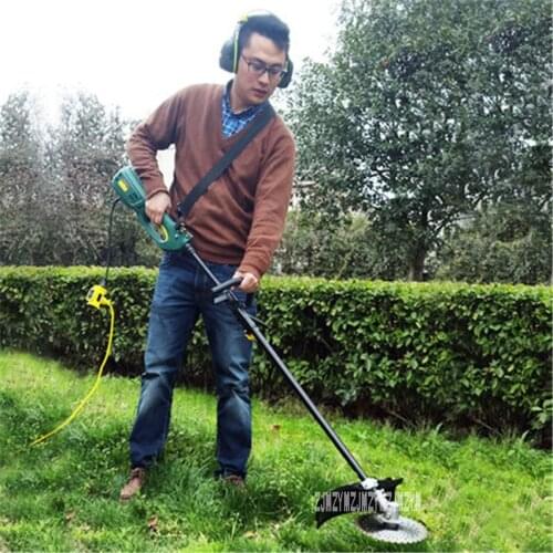 GT-528TR Electric Lawn Mower Portable Grass Trimmer Multi-function Garden Tools Household Weeding Machine 220V 1600W 12000RPM