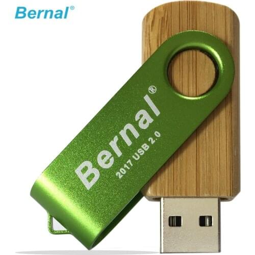 2017 Bernal hot sell WOODER swivel usb flash drive 64gb pendrive high speed usb 2.0 Flash drive 64gb flash disk PEN DRIVEs 32gb