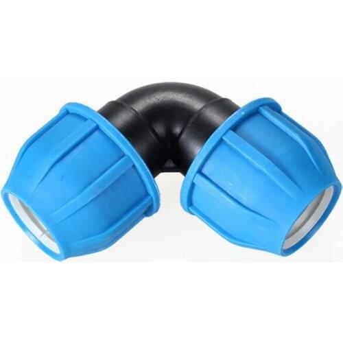 Inner Diameter 20mm And 25mm L-type 90 Degree Union Elbow Quick Connector Agriculture Irrigation Device Elbow Water Fittings