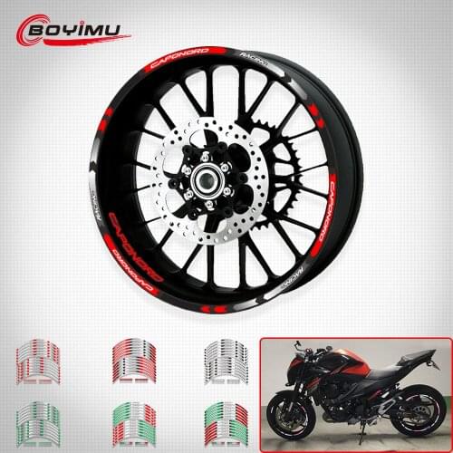 High Quality Motorcycle 17inch Wheel Decal Reflective Stickers For Aprilia CAPONORD 1200 RALLY CAPONORD 1200 TRAVEL PACK