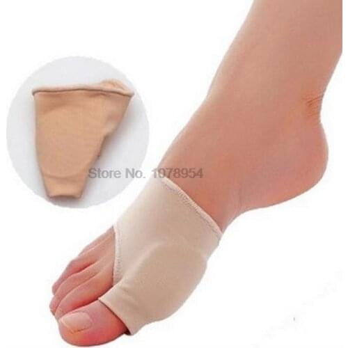 By dhl or ems 100pairs Great Toe Cyst Foot Care Tool Stretch Nylon Hallux Valgus Guard Cushion Bunion Toe Separator new