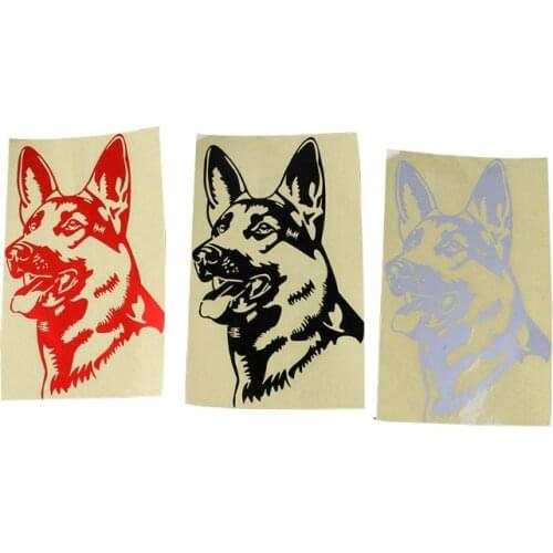 11.6x19CM German Shepherd Alsation Dog Car Stickers Personality Decal 2 #306