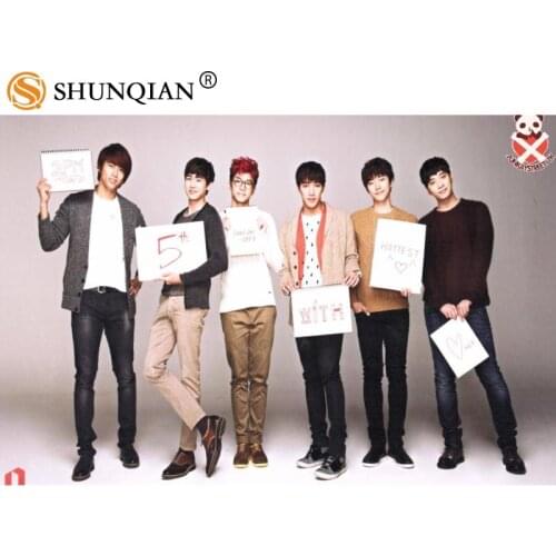 2PM Poster Silk Fabric Print Poster Print Cloth Fabric Wall Poster Custom Satin Poster 40X60cm,50X75cm,60X90cm