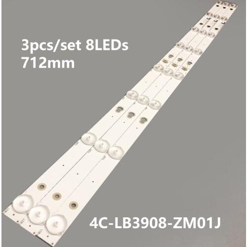 30PCS LED Backlight bar For TCL L39S4900FS L39S4900 39L2650C 4C-LB3908-ZM01J OEM39LB06-3030F2.1-V0.2 OEM39LB06_3030F2.1_V0.2