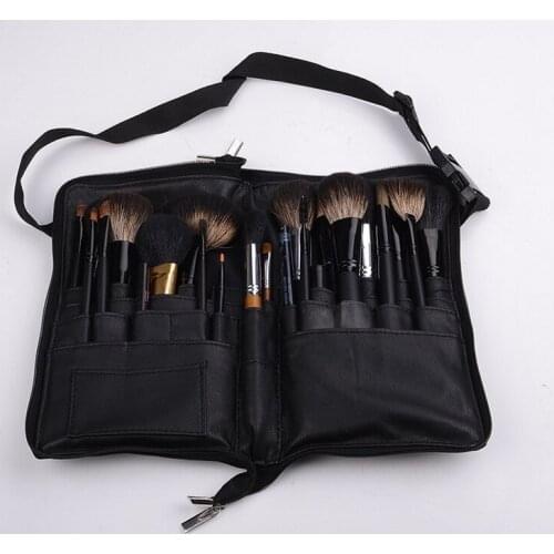 50pcs 28 Pockets Makeup Brush Apron Bags Cosmetic Leather Bag new
