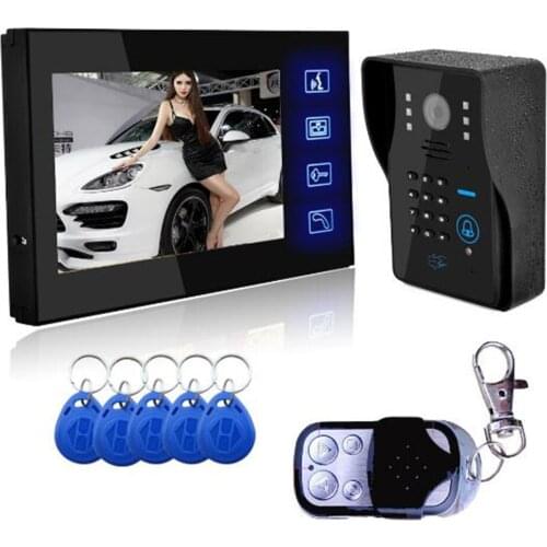 7 Inch ID Card/password Access Control Video Door Phone