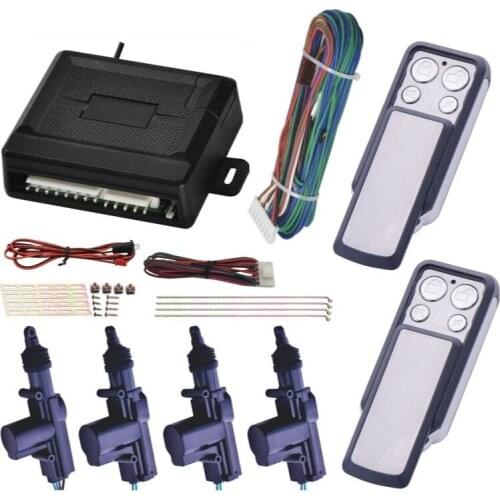 Car Remote Control Central Lock Keyless Entry With Motor System Auto Door Locking Device ACC Detection 12V Universal Anti-Theft