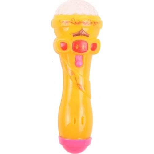 Children Kids Microphone Shape Toy Starry Flashlight Toys Flashing Stick M56