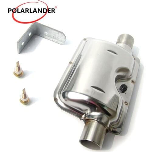 Diesel Heater Parking Air Heater Stainless Steel 24MM Car Truck Portable Pipe Silencer Exhaust Muffler Clamps Bracket
