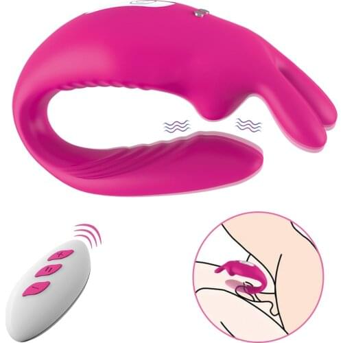 Remote Control Double Vibrators For Couple Wearable Dildo Female G Spot Stimulator Massager Masturbator Sex Toys For Women