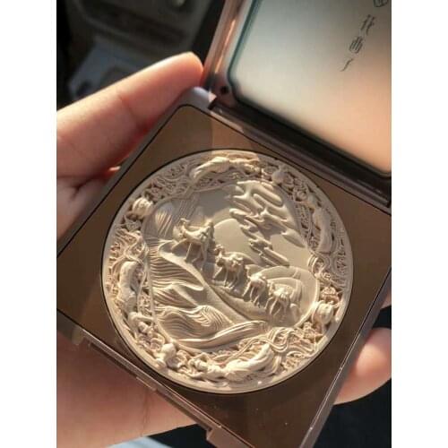 Florasis sedoso rosto -controle duradouras iluminar maquiagem skincare pressionado flor oeste original