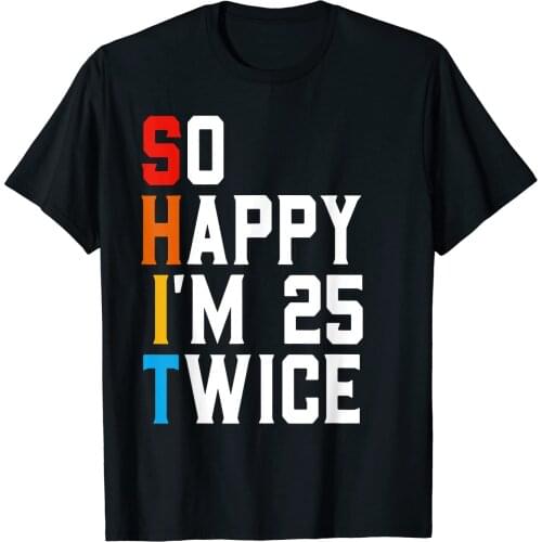 Sarcastic Funny 50 Years Old Bday Gift Vintage 50th Birthday T Shirt Mens O-Neck T-shirt Unisex Soft Cotton Tops Tee