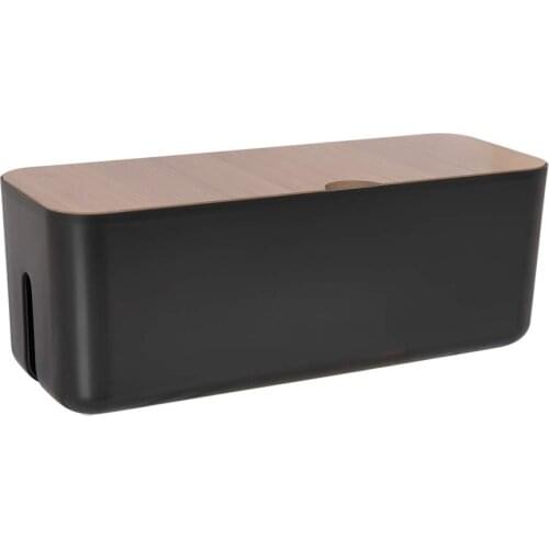 Cable Management Box Organizer Box for Extension Cord Power Stripe Surge Protector Wire Management Concealer Organize Cover Hide