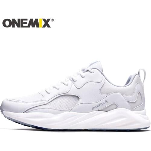 ONEMIX Shoes Men Sneakers Size 39-46 Light Weight Breathable Lace Up Training Jogging Shoes Adult Male Outdoor Athletic Casual
