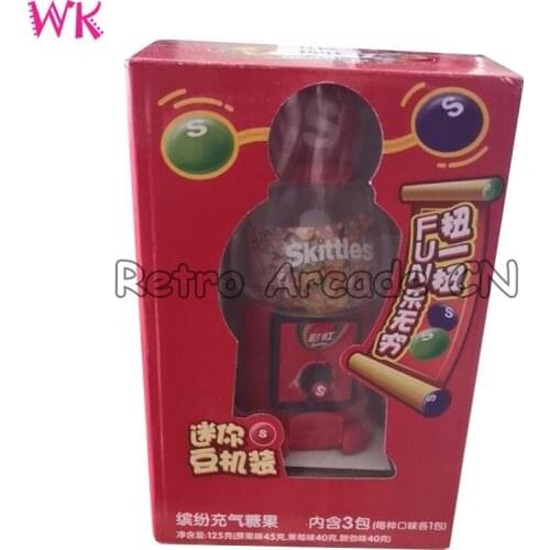 Mini Grasping Clip Candy Machine Small Gashapon Children Training Puzzle Twist Candy Action Toy Figures