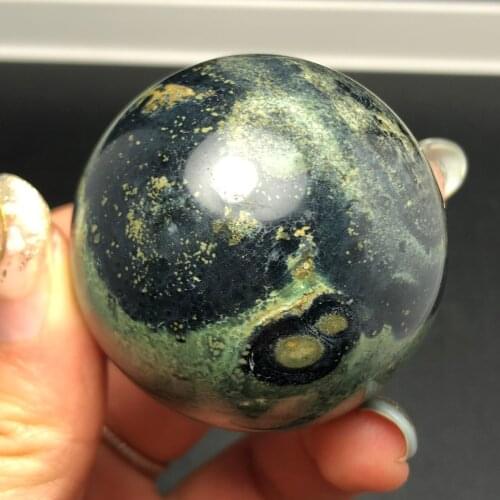 Natural Peacock Eye Gemstone Ball Great for Meditation Home Decoration Chakra Reiki Stone