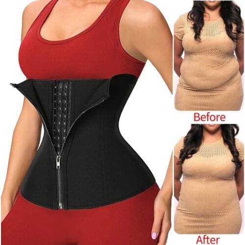 Neoprene Waist Trainer for Women Weight Loss Corset Sauna Sweat Workout Waist Trimmer Belt Slimming Body Shaper Faja Shapewear