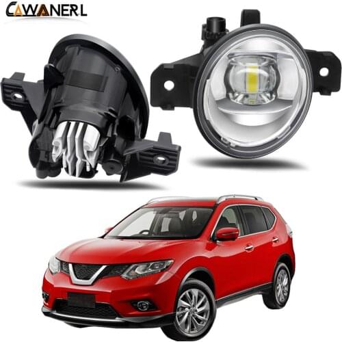Fog Light Assembly 30W Car Right + Left Side LED Lens Fog Lamp DRL H11 8000LM 12V For Nissan X-Trail Xtrail T32 2014 2015 2016