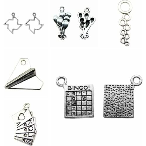 Sejuani diy charms for jewelry making kit pendant for bracelet jewelry accessories Poker Cards Charms