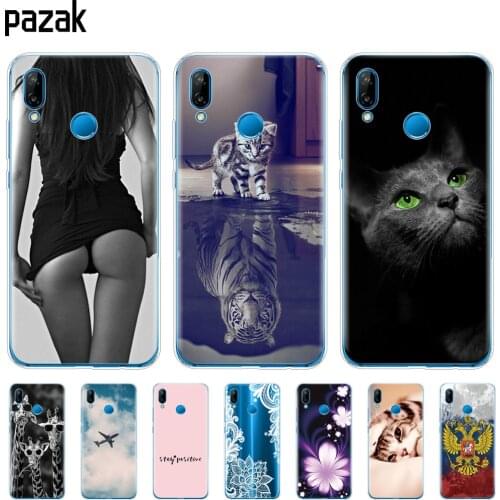 Silicone case for huawei Nova 3 3i 3e cases soft TPU cover for Nova3 nova3i INE-LX2 INE-LX9 funda Back cover Coque bumper shell