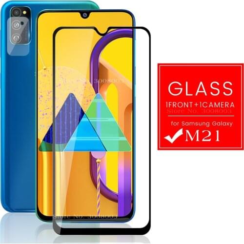 2in1 camera glass for samsung m 21 glass screen protector for samsung galaxy m21 2020 sm-m215f/ds 6.4'' phone screan tremp glass