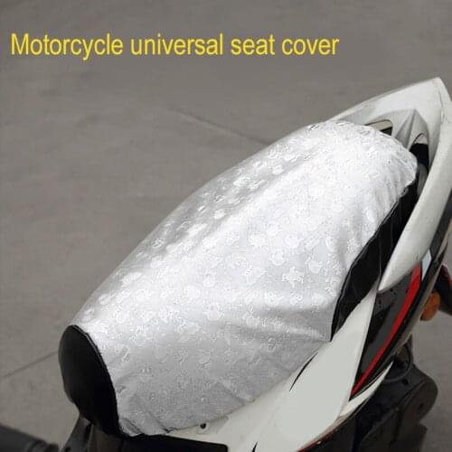 Vehemo PU Leather PVC Motorcycle Seat Cover Pads Durable Waterproof Scooter Sun Protection E-Bike Heatproof Car Accessories