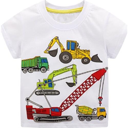 ZWY715 Summer 2020 New Kids T-Shirt Boy fashion Short Sleeve Fashion Boys T Shirts For Girls Tops Childrens T-Shirt 2-10 Year