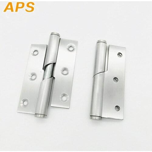 1pcs Thick Stainless Steel 3/4 Inch Lifting Hinges Bathroom Hinge Automatic Closing Door Hinges Toilet Door Detachment Hinge