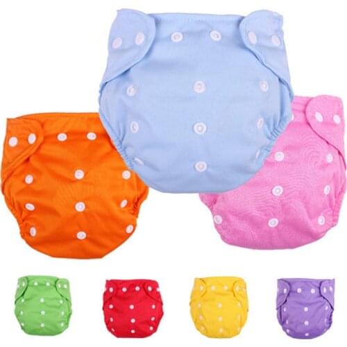 Comfortable soft 1 PCS Reusable Baby Infant Nappy Cloth Washable Diapers Covers Size Adjustable Fraldas Winter Summer Version