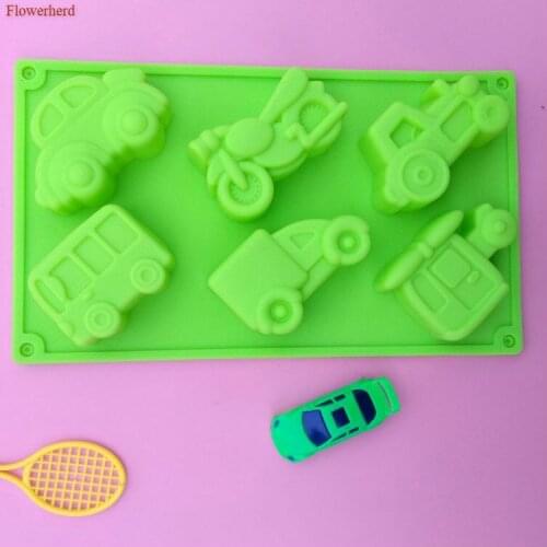 3d Fondant Tool Silicone Mold Baking Mold Utensils Tools Kitchen Supplies Barbecue Utensils Motorcycles Cars Cake Chocolate Mold