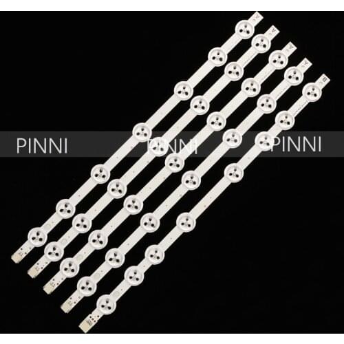 5 uds (4*1 * B) tira de LED para iluminación trasera para TX-39A300B 39FPD274B-T LT-39C740(A) 39273SMFHDLED VES390UNDA-2D-N02 N0