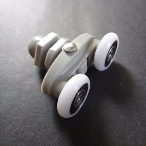 8 Double twin shower door rollers wheels runners pulley pulleys 19/20/23/25/26/27mm Wheels Diameter