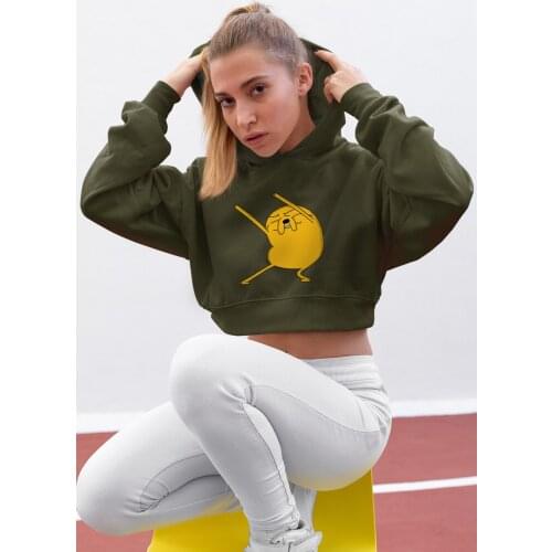 Angemiel Wear Dancing Jack Green Short Hooded Sweatshirt