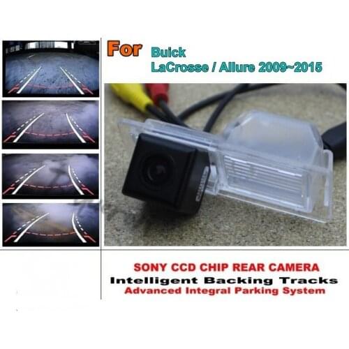 Car Intelligent Parking Tracks Camera / HD Back up Reverse Camera / Rear View Camera For Buick LaCrosse / Allure 2009~2015