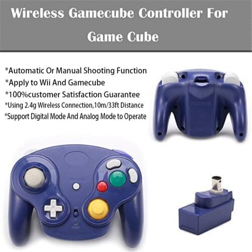 Vogek NGC 2.4g Game Console Wii Gamepad Wireless Bluetooth-compati Gamecube Controller For Nintendo Switch Game Accessories