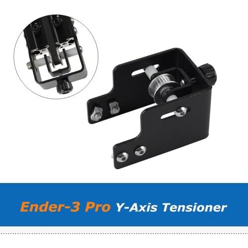 Black 4040 Profile Ender-3 Pro Y-axis Straighten Tensioner Synchronous Belt Stretch For Ender3 PRO 3D Printer Parts