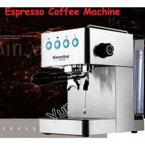 Espresso Coffee Machine Semi Automatic Coffee Maker with Froth Milk 1450W Pump Press Italian Coffee Maker Cafetera CRM3005E