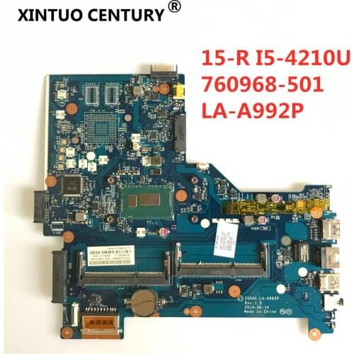 LA-A992P FOR HP 15T-R 15-R Motherboard i5-4210U 760968-001 760968-501 760968-601 Tested working
