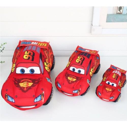 Disney Pixar Cars Kids Toys 17cm 25cm 35cm McQueen Plush Toys Cute Cartoon Cars Plush Toys Best Gifts For Childrens