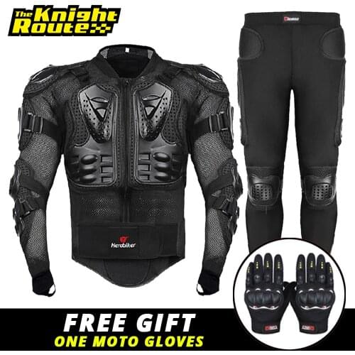 M L XL XXL XXXL Motorcycle Jacket Full Body Motorcycle Armor Motocross Racing Moto Jacket Riding Motorbike Pants Protection Men