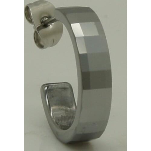 Men jewelry men cool facet magnetic stone tungsten earring 1pc