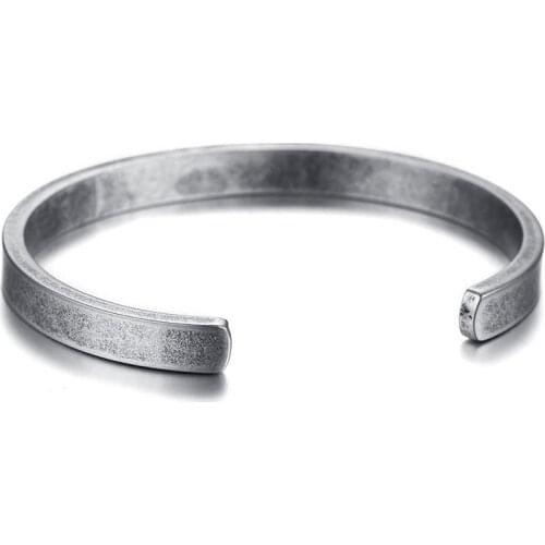 Mens Stainless Steel Classic Bracelet Daily Sports Mens Jewelry Viking Cuff Bracelet Mens Gift Bracelet