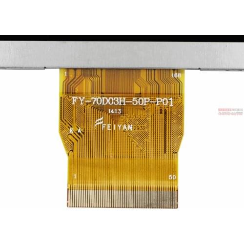 The new original encoding FY-70D03H-50P-P01 7 inch 50pin HD LCD display screen