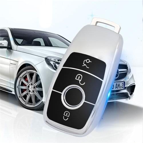 TPU Car Key Cover Protection For Mercedes Benz 2017 E Class W213 2018 S class Accessories Ring Key Covers