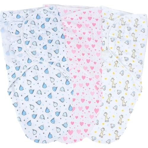 Baby Swaddle Blanket Swaddle Wrap for Newborn Adjustable Swaddle Blanket for Baby Boy & Girl Soft Organic Cotton Swaddle